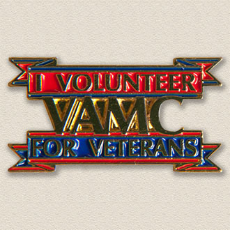 Stock Veterans Lapel Pin – VAMC Design #2024