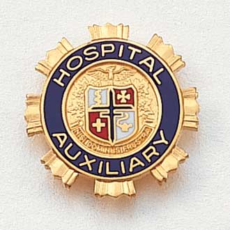Stock Auxiliary Lapel Pin – AHA Logo Design #117