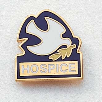 Stock Hospice Lapel Pin – Dove Design #164