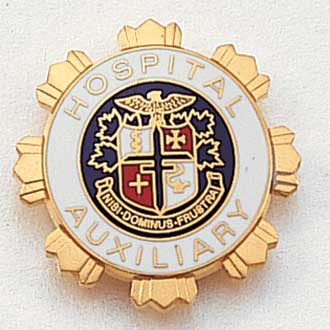 Stock Auxiliary Lapel Pin – AHA Logo Design #200
