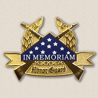 In Memorium Honor Guard Lapel Pin #2005
