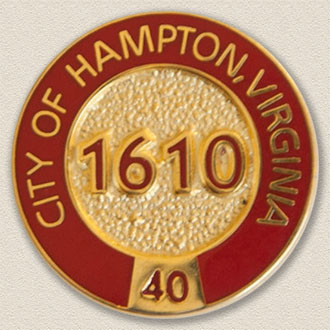 City of Hampton Lapel Pin #3004