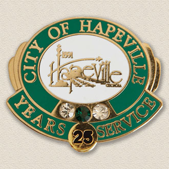 City of Hapeville years service Lapel Pin #3011