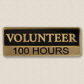Custom ID Badge Holder – Volunteer Design #5016