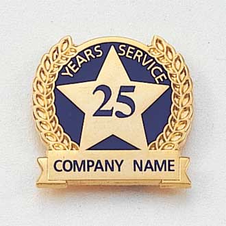 Semi Custom Lapel Pin – Years of Service Style #623