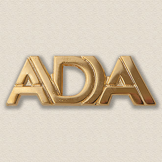 Custom Association Pin – Pierced Letters Design #9026