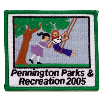 Custom Anniversary Embroidered Patch – Parks Design #CE-4