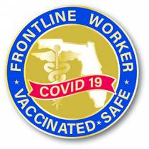 Custom Covid-19 Lapel Pin – Vaccinated Design #KJ-9108-FWVS
