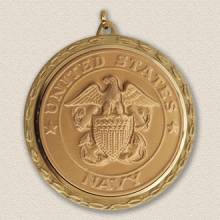 Stock Military Medallion – United States Navy Design #3015-G