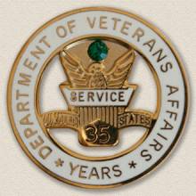 Department of Veterans Years Service Lapel Pin #3010