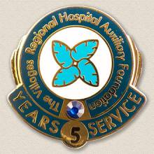 The Villages Regional Hospital Auxiliary Foundation Lapel Pin #4001