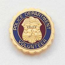 Stock Police Lapel Pin – Badge Design #626