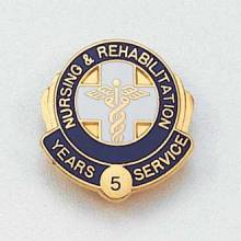 Nursing & Rehabilitation Years Service Lapel Pin #635