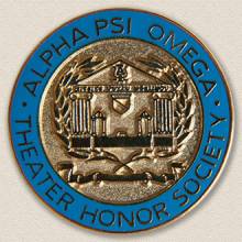 Alpha Psi Omega Theater Honor Society Lapel Pin #7011