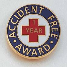 Accident Free Award Lapel Pin #867