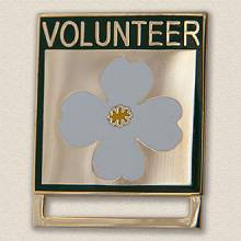 Stock ID Badge Holder – Flower Style #B-2