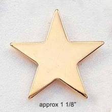 Stock Star Pin – Large Flat Star Style #CL-9