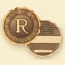 Custom College/University Coin Medallion – Alumni Design #7025