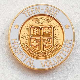 Stock Junior Volunteer Lapel Pin – AHA Logo Design #202