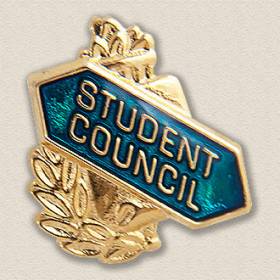 Stock Education Lapel Pin – Student Council Design #8051