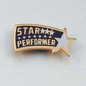 Stock Excellence Lapel Pin – Star Performer Design #132