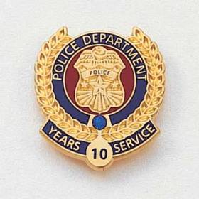 Stock Police Lapel Pin – Badge Design #625