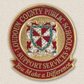 Custom School Pin – County Seal Design #7033