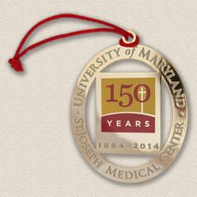 Custom Anniversary Ornament – University Medical Center Design #8030