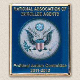 Custom Political Action Committee Pin – Presidential Seal Design #9039