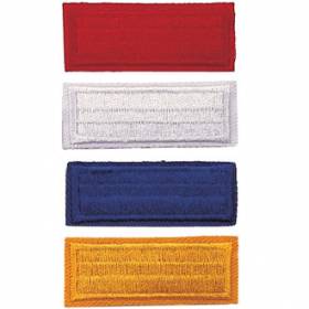 Stock Embroidered Bars – Solid Design #P-1012